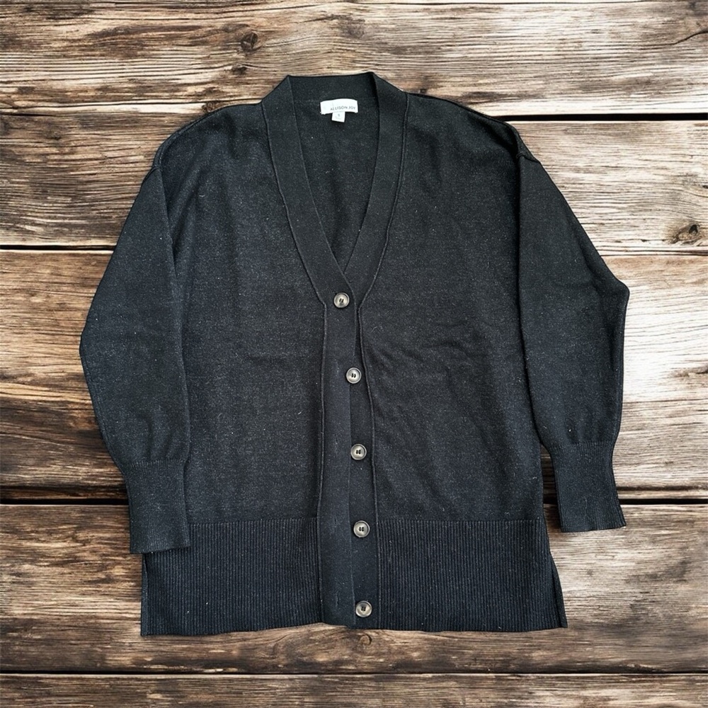 Allison Joy Black Cardigan Sweater